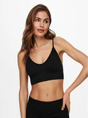 Biustonosze - ONLY Biustonosz top Vicky 15201539 Czarny - miniaturka - grafika 1