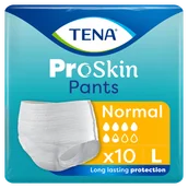 Bielizna lecznicza - Tena Pants ProSkin, majtki chłonne, rozmiar L, 100-135 cm, Normal, 10 sztuk - miniaturka - grafika 1