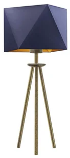 Designerska lampka nocna na złotym stelażu 5 kolorów E816-Quas - Lampy stojące - miniaturka - grafika 1