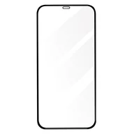 Szkła hartowane na telefon - Zabezpieczenie ekranu ze szkła hartowanego do iPhone'a 12 Pro Max Fazowane czarne krawędzie - miniaturka - grafika 1