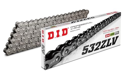 Łańcuch DID X-Ring 532ZLV / 118 zapięcie nitowe stal ZJ (5/8 x 3/8 x 11,10)