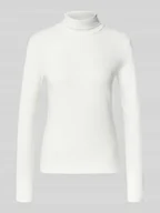 Koszulki i topy damskie - Golf o kroju slim fit z dodatkiem wiskozy - miniaturka - grafika 1