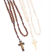 Różańce - Różaniec drewno kolor - miniaturka - grafika 1