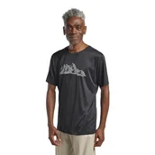 Koszulki męskie - Męska koszulka z krótkim rękawem Jack Wolfskin PEAK GRAPHIC T M MTN phantom - S - miniaturka - grafika 1