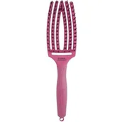 Szczotki i grzebienie do włosów - Olivia Garden Fingerbrush Szczotka z Włosiem Dzika Bright Pink - miniaturka - grafika 1