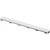 Odpływy liniowe - TECE 601593 TECEdrainline - Ruszt prosty ze szkła, szkło białe satynowe 1500 mm - miniaturka - grafika 1