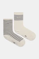 Skarpetki damskie - Tommy Hilfiger skarpetki 2-pack damskie kolor biały 701229853 - miniaturka - grafika 1