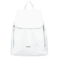 Torebki damskie - Plecak Skórzany Damski Vezze Campo Biały - miniaturka - grafika 1