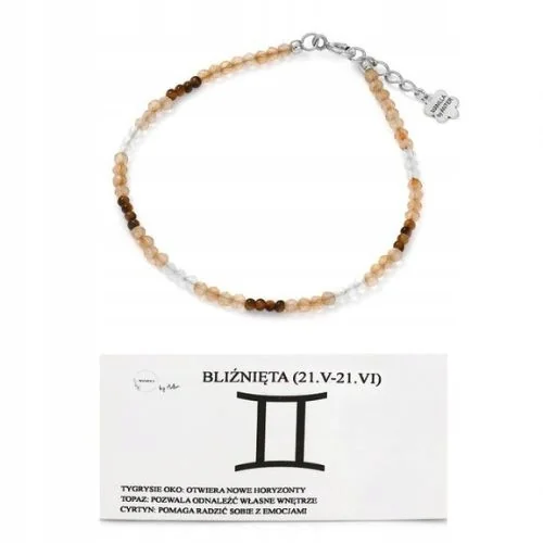 Bransoletka znak zodiaku bliźnięta