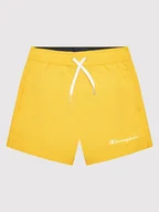 Spodenki damskie - Champion Szorty kąpielowe 306044 Żółty Regular Fit - miniaturka - grafika 1