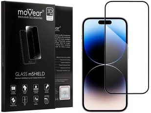 moVear 3D Pro-E - Szkło Hartowane Do Apple Iphone 14 Pro Max (6.7") Na Cały Ekran | Do Etui, Fullglue, 9H - Szkła hartowane na telefon - miniaturka - grafika 1