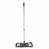 Miotły, szufle, mopy - Mop Duo Szenilowy Szary Z Drążkiem Teleskopowym F... - miniaturka - grafika 1