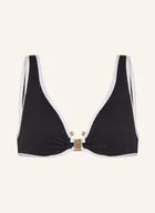 Stroje kąpielowe - Seafolly Góra Od Bikini Bralette Beach Bound schwarz - miniaturka - grafika 1