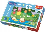 Puzzle - Puzzle Świnka Peppa - Zabawa Nad Stawem - 60 Elementów Trefl 4+ - miniaturka - grafika 1