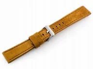 Akcesoria do zegarków - Pasek skórzany do zegarka W48 camel - 24mm - miniaturka - grafika 1