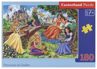 Castorland Puzzle 180 elementów. Księżniczki w ogrodzie - Puzzle - miniaturka - grafika 1