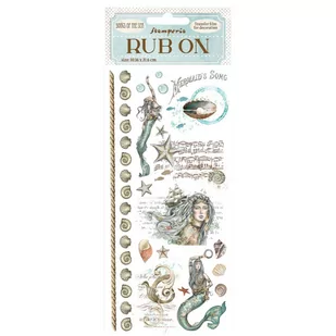 Kalkomania/rub-on Stamperia Songs of the Sea - SYRENA - Scrapbooking - miniaturka - grafika 1