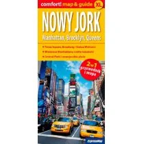 ExpressMap praca zbiorowa comfort! Map&guide XL Nowy Jork, Manhattan, Brooklyn, Queens 2w1. Laminowany map&guide XL 1:15 000 - Atlasy i mapy - miniaturka - grafika 2