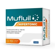 Przeziębienie i grypa - Wyrób medyczny, Mufluil Hipertonic do inhalacji, 10 ampułek x 5ml - miniaturka - grafika 1