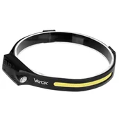 Latarki - Latarka czołowa akumulatorowa COB + XPE 350lm z czujnikiem ruchu VA0128 Vayox - miniaturka - grafika 1