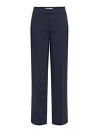 Spodnie sportowe damskie - ONLY Spodnie materiałowe Raven 15357586 Granatowy Straight Fit - miniaturka - grafika 1