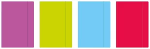 Interdruk Teczka z gumką A5 fluo mix kolorów - Teczki i skoroszyty - miniaturka - grafika 1