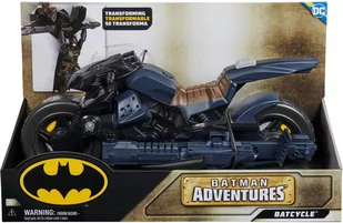 Motocykl Spin Master Batman Adventures Batcycle (0778988494172) - Samochody i pojazdy dla dzieci - miniaturka - grafika 1