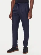 Spodnie męskie - Paul&Shark Spodnie materiałowe 15314077 Granatowy Regular Fit - miniaturka - grafika 1