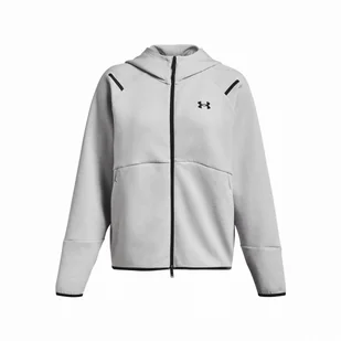 Bluza damska Under Armour Unstoppable Flc FZ Rozmiar: M / Kolor: jasnoszary - Bluzy sportowe damskie - miniaturka - grafika 1