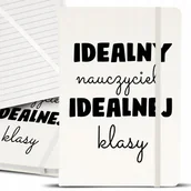 Notesy i bloczki - Notes Notatnik Bujo A5 Biały IDEALNY NAUCZYCIEL Wz - miniaturka - grafika 1