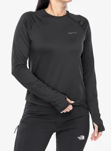 Bluza damska bez kaptura Marmot Windridge LS - black - Bluzy damskie - miniaturka - grafika 1