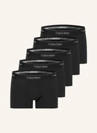 Majtki damskie - Calvin Klein Bokserki Icon Cotton Stretch, 5 Szt. schwarz - miniaturka - grafika 1