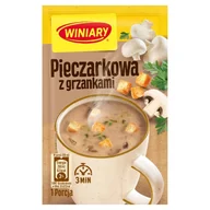 Szybkie dania obiadowe - WINIARY ZUPA PIECZARKOWA Z GRZANKAMI, 16G - miniaturka - grafika 1