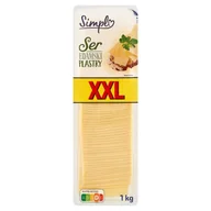 Sery - Simpl XXL Ser edamski plastry 1 kg - miniaturka - grafika 1