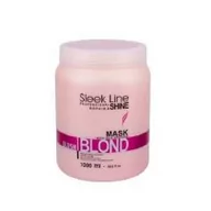 Maski do włosów - Stapiz Sleek Line Blush Blond, maska nadająca różowy odcień, do włosów blond z jedwabiem,1000 ml - miniaturka - grafika 1