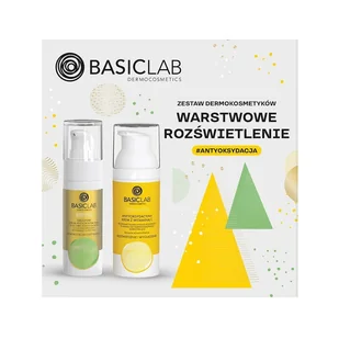BasicLab ZESTAW WARSTWOWE ROZŚWIETLENIE Kremy przeciwzmarszczkowe 1 ct - Zestawy kosmetyków damskich - miniaturka - grafika 1