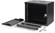 Szafy rack - DIGITUS Netzwerk-Set 483 mm 19" - 9HE, 540x400 mm BxT sw - miniaturka - grafika 1