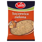 Ziarna i nasiona roślin strączkowych - Sante SOCZEWICA ZIELONA 350 G. P1--0702 - miniaturka - grafika 1