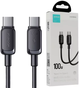 Joyroom Kabel do ładowania / transmisji danych Multi-Color Series USB-C do USB-C, 100W, 1.2m, czarny - Kable USB - miniaturka - grafika 1