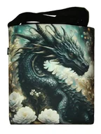 Torebki damskie - Czarny smok - miniaturka - grafika 1