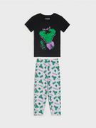 Piżamy chłopięce - Sinsay - Piżama Hulk - czarny - miniaturka - grafika 1