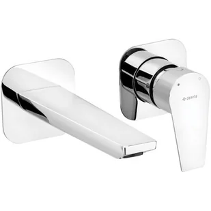 Deante Agawa Bateria umywalkowa ścienna chrom BQG054L - Baterie umywalkowe - miniaturka - grafika 1