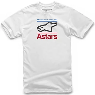 Koszulki męskie - Alpinestars Męski T-shirt Cropped biały biały XXL - grafika 1