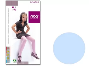 Rajstopy dziecięce z wiskozy AGATKA 92-98 Baby blue - Rajstopy - miniaturka - grafika 1