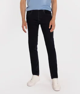 Jeansy męskie slim NORRIS 1386 BLUE BLACK-33\34 - Spodnie męskie - miniaturka - grafika 1