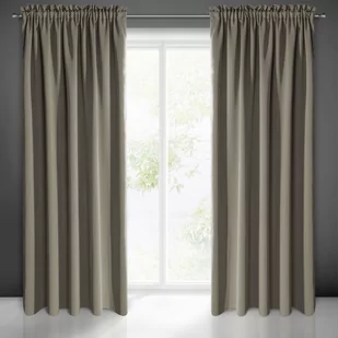 Eurofirany Zasłona LOGAN cappuccino 135 cm x 270 cm - Zasłony - miniaturka - grafika 1