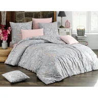 Pościel - BedTex Pościel bawełniana Firuze szary, 220 x 200 cm, 2x 70 x 90 cm, 220 x 200 cm, 2 szt. 70 x 90 cm - miniaturka - grafika 1