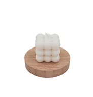 Świece - Sojowa świeczka zapachowa 5cm 123,8g Kulki 3x3 Eukaliptus - miniaturka - grafika 1