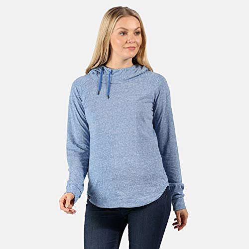 Regatta Damski top z kapturem Merindah' bawełna merindah' T-shirty/koszulki polo/kamizelki, mocny niebieski, 14