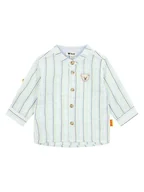 Kaftaniki dla niemowląt - Steiff Koszula w kolorze biało-błękitnym - miniaturka - grafika 1
